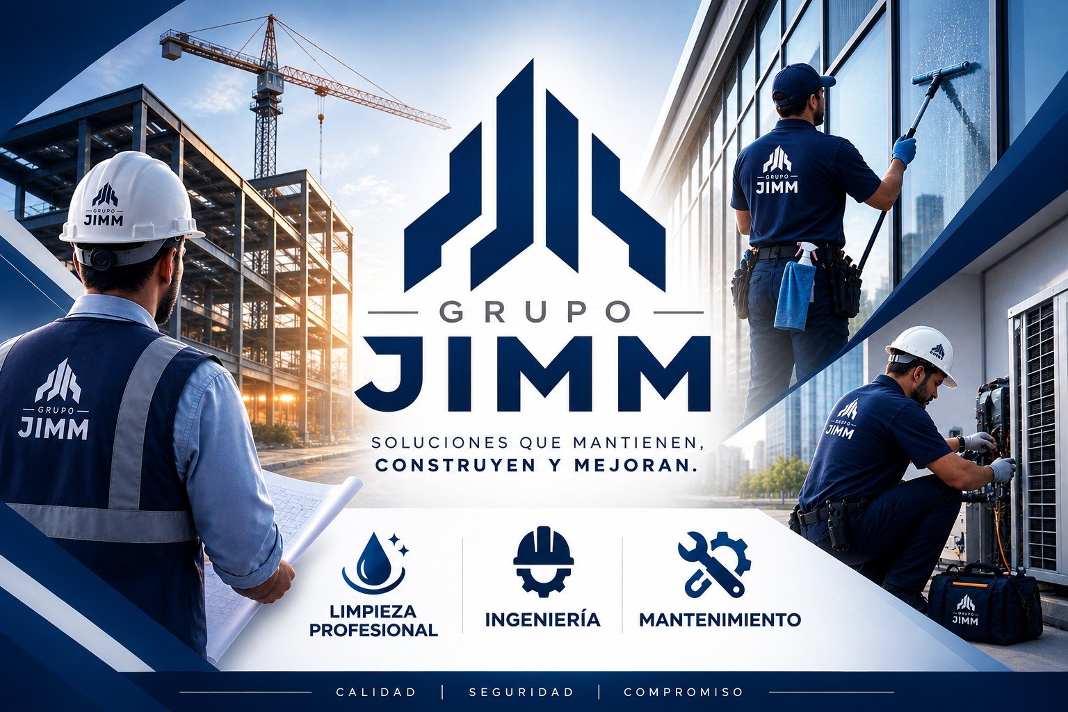 GRUPO JIMM — soluciones integrales de ingeniería, construcción, mantenimiento y limpieza profesional