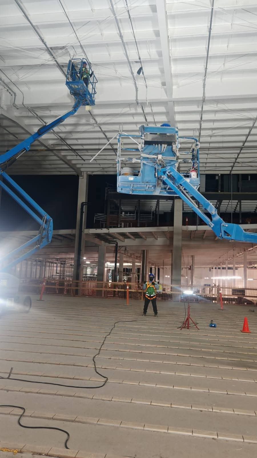 Ejecución de trabajos en instalación industrial